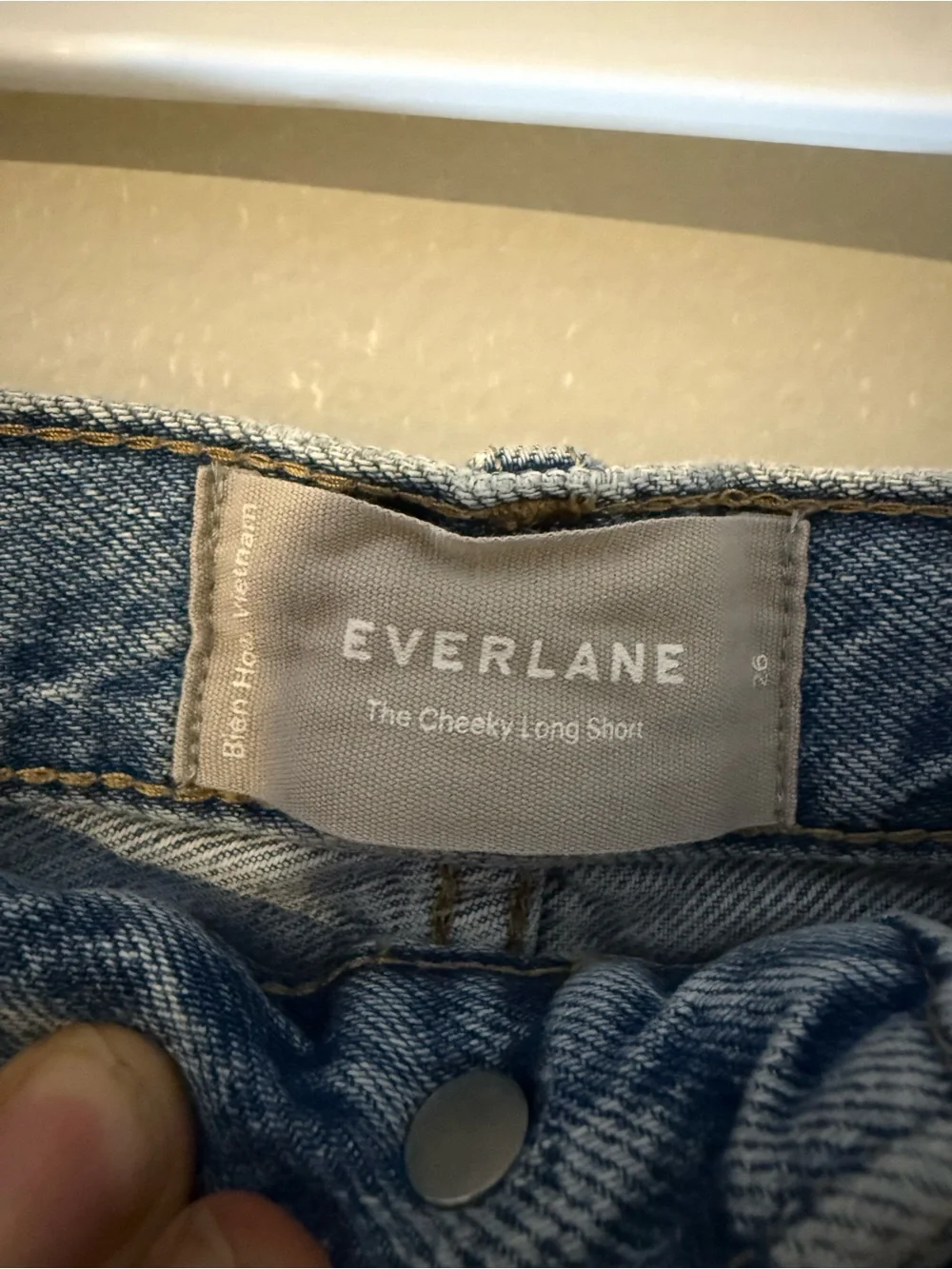 Everlane Light Blue Denim Shorts